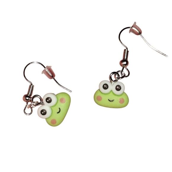 Sanrio Kuropi Kawaii Dangle Earrings - Picture 2 of 3